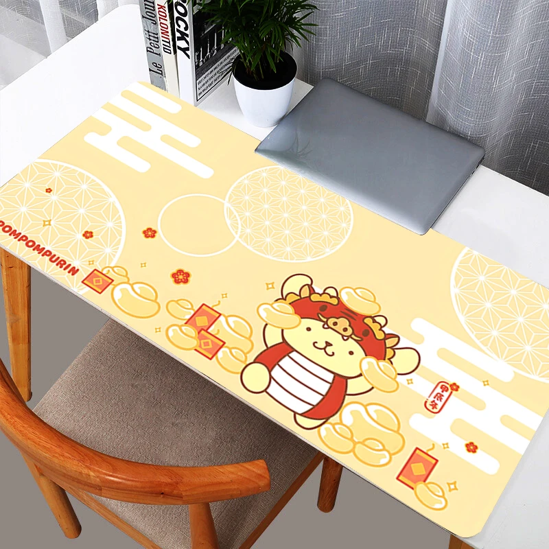 Pompompurin 90x40cm Mouse Pad Gamer Large durable Computer Notebook Pc Mousepad Carpet Gaming Accessories Keyboard Desk Mat
