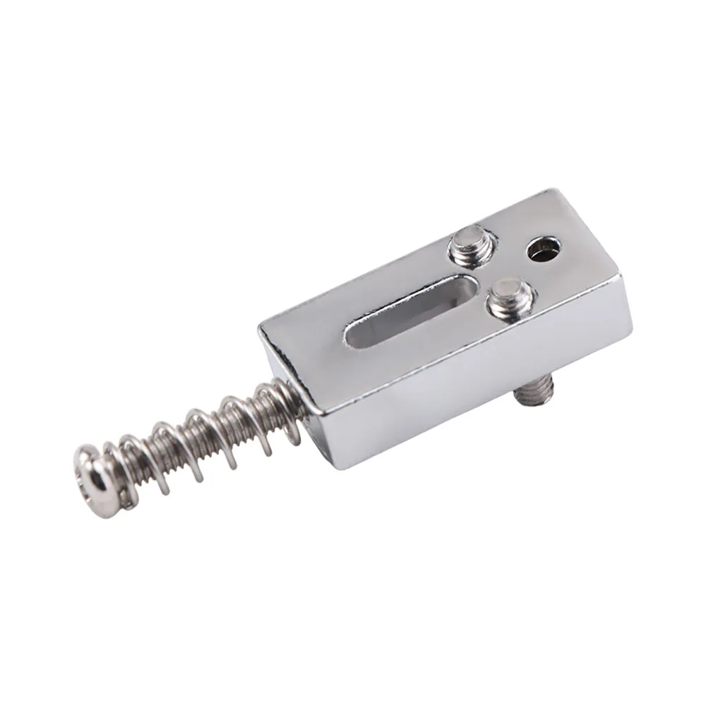Replacement Electric Guitar Bridge Black Gold Adjustable Guitar Bridge Roller Saddles Zinc Alloy Flat Strings