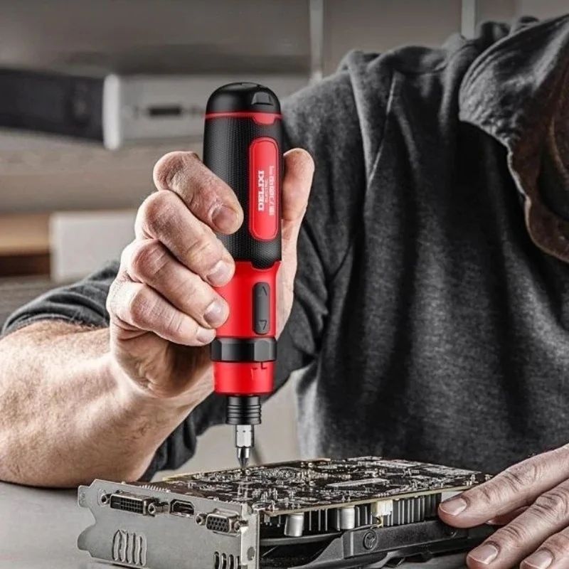 Electric Screwdriver Rechargeable Small Household Fully Automatic Cordless Electric Screwdrivers Set Repair Power Tools Portable