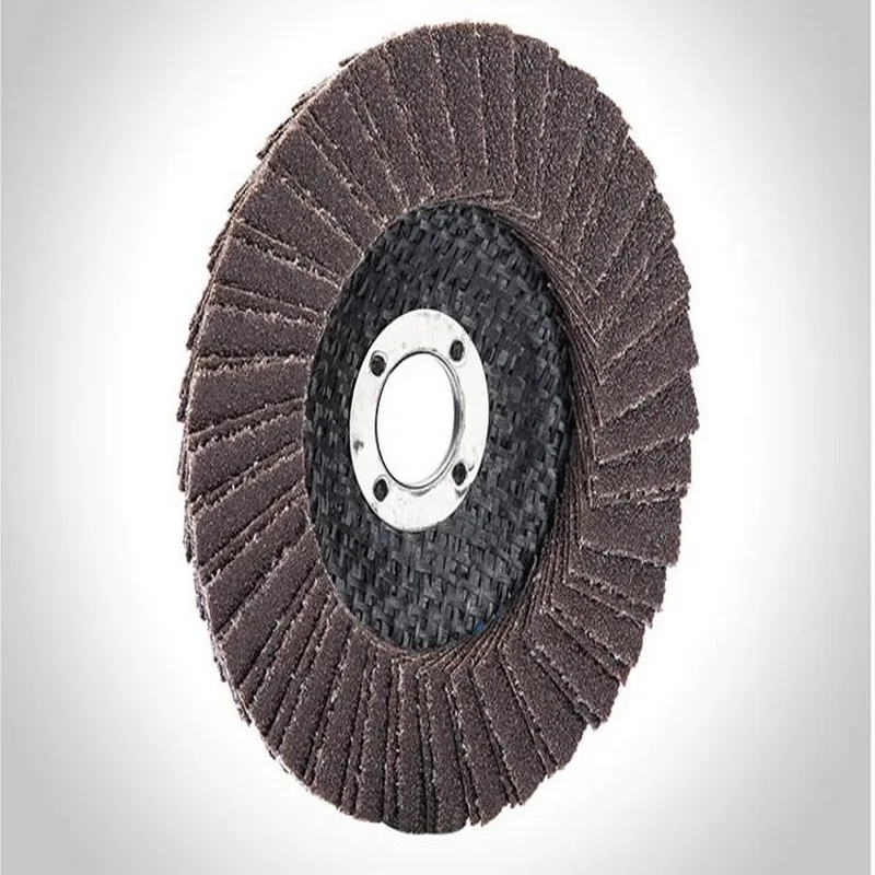 Free Shipping Of 2PCS/Set 100*16mm 60# Grit Flap Discs Wheels For Angel Grinder Steel Metal Polishing Sanding