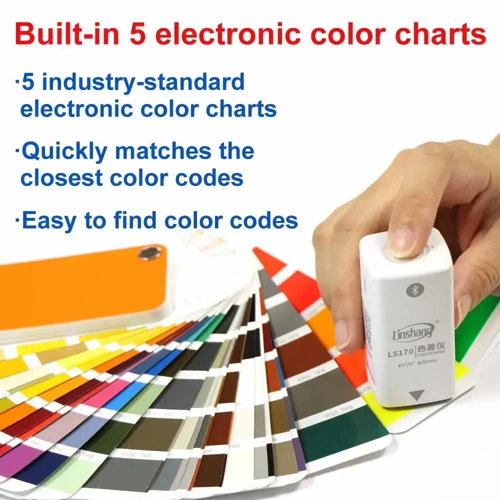 2026NEW Berserk LS170 45/0 Best Price Pantone C/U/TPG Color Reader Bluetooth CMYK LAB RGB Pocket Colorimeter