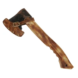 Tourbon Hunting Ax Cover Axe Hatchet Blade Head Sheath Carrier Belt Holster Genuine Leather fits for 10CM Blade