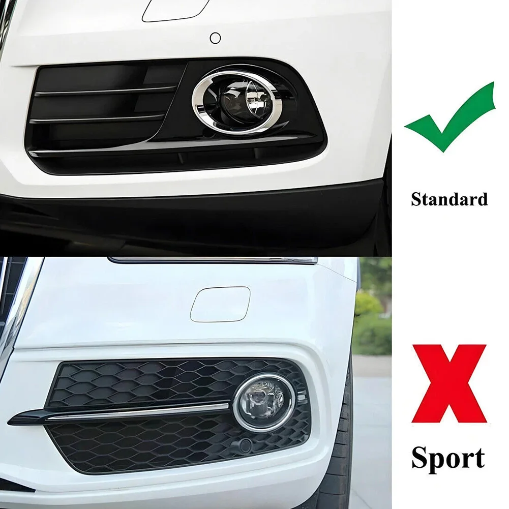 

Крышки противотуманных фар переднего бампера и лицевая панель решетки подходят для Q5 с 2013-2017, номера деталей OEM 8R0807681M и 8R0807682M