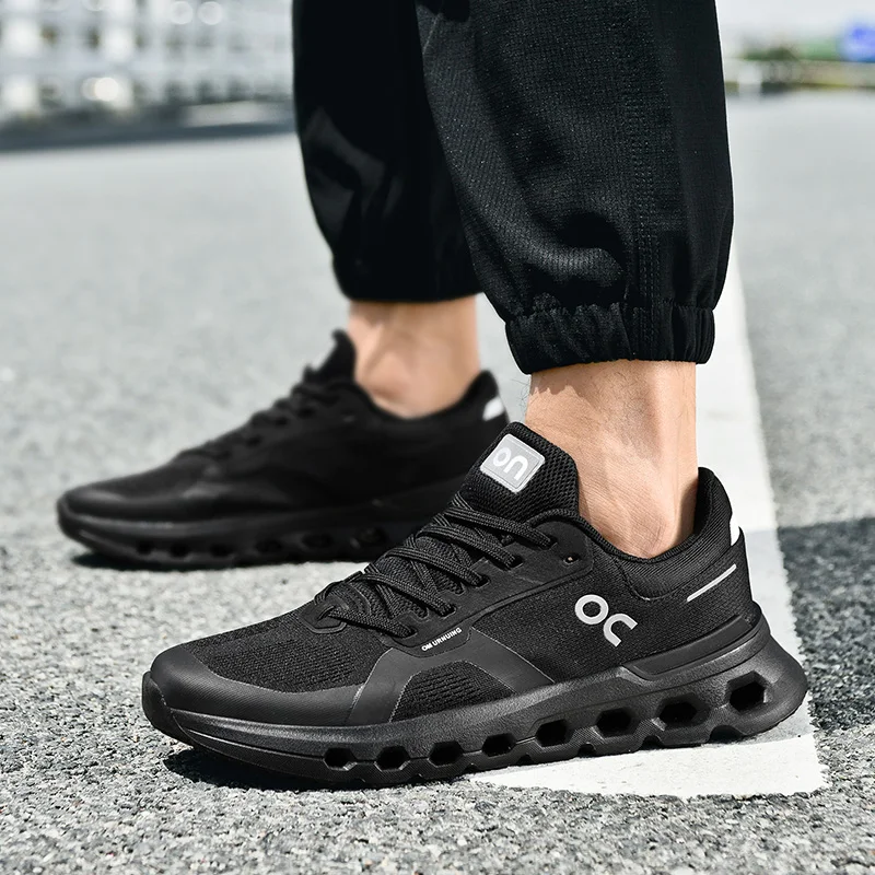 أحذية الجري للرجال متينة قابلة للتنفس ومضادة للانزلاق أحذية رياضية كاجوال للرجال خفيفة الوزن من الكربون أحذية رياضية برباط ناعمة للرجال #5