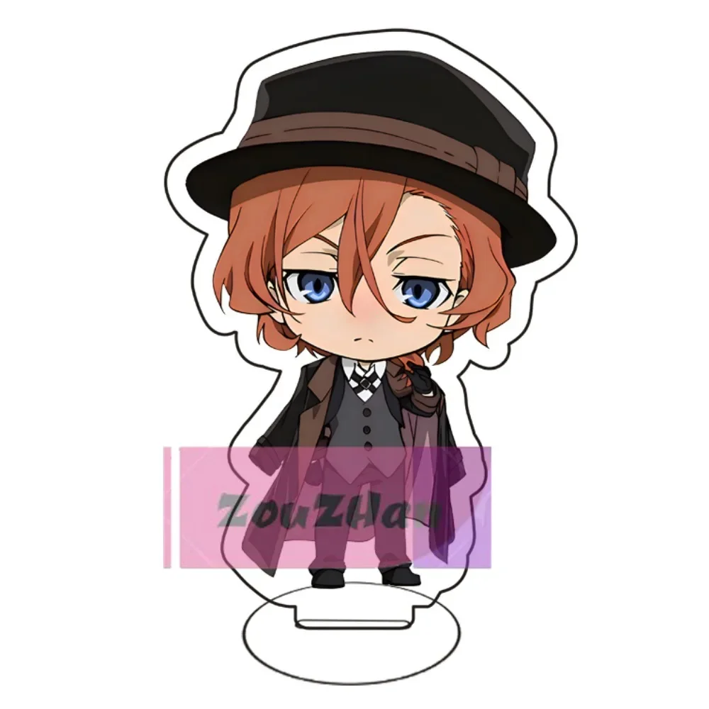 Bungou-Stray Dogs Atsushi Nakajima Dazai Chuya Ryunosuke Acrylic Stand Figure, Desktop Decoration, Collection Model, Toy Gifts