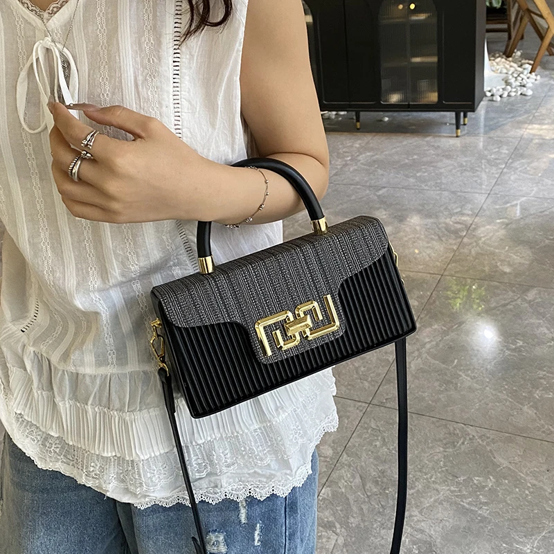 

Шикарная стильная винтажная кожаная сумка-тоут для деловых женщин, большая вместимость и однотонный цвет