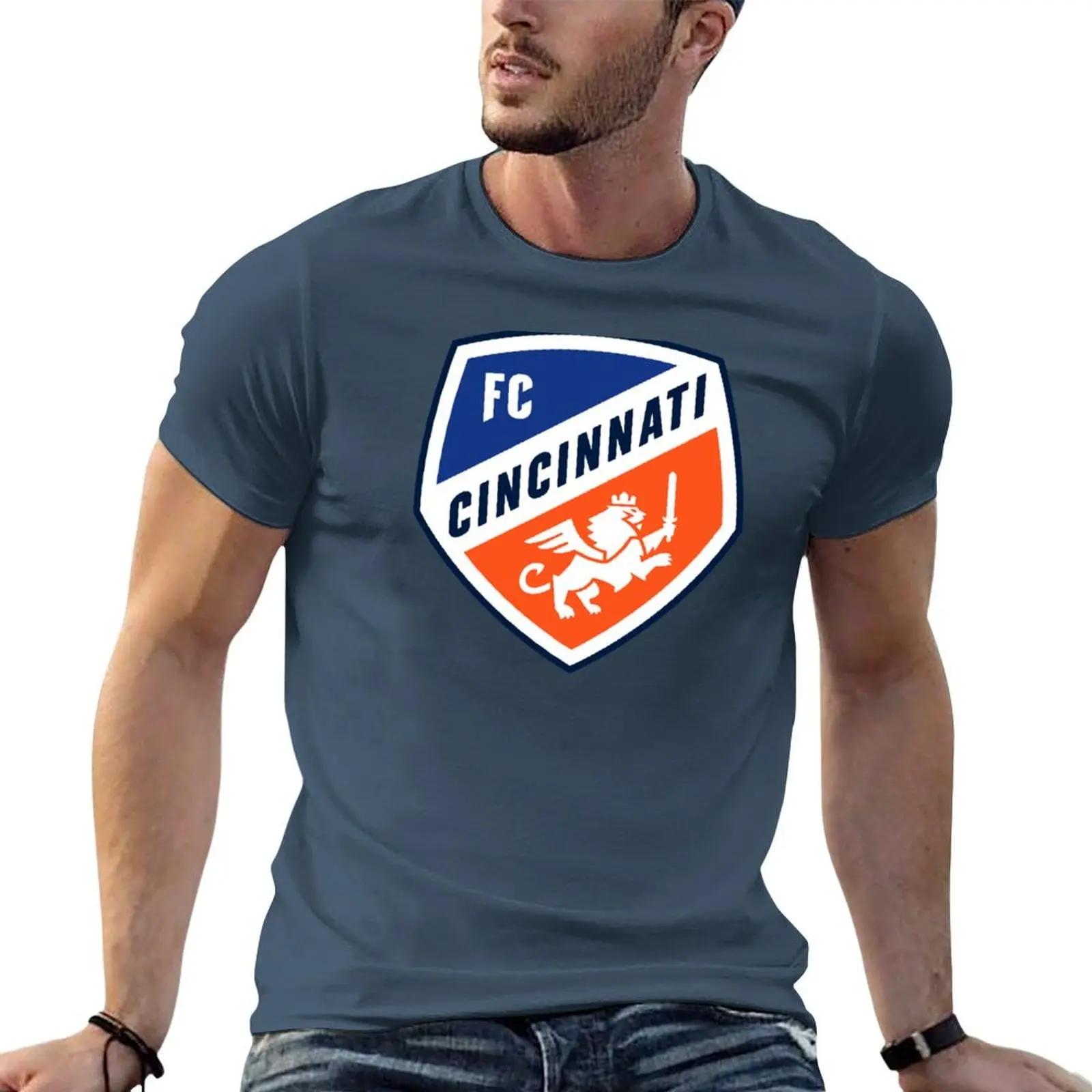 

FC Cincinnati T-shirt vintage clothes quick drying anime mens plain t shirts