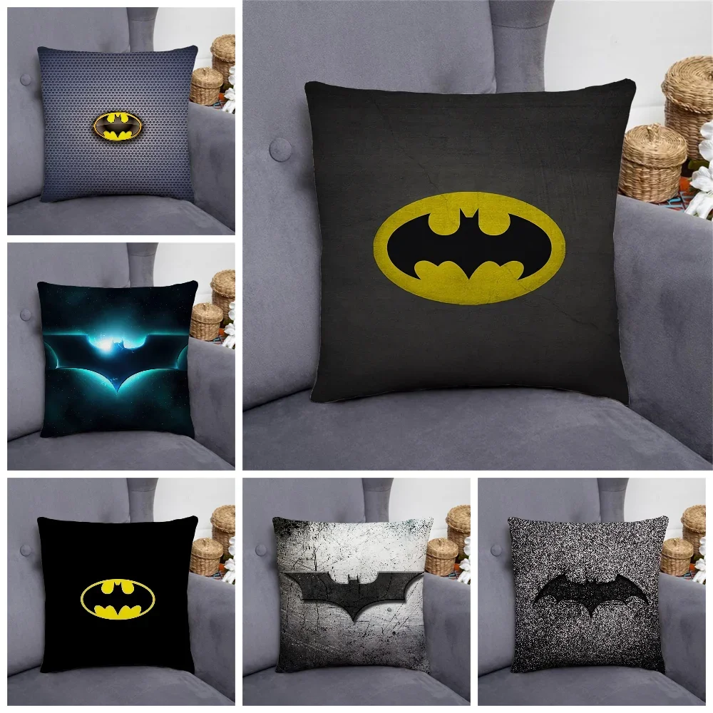 Home Decoration Accessories Batmans Cushion Cover 40*40 Decorative Pillowcase 50x50 Short Plush Car Sofa Cushions Covers Pillow