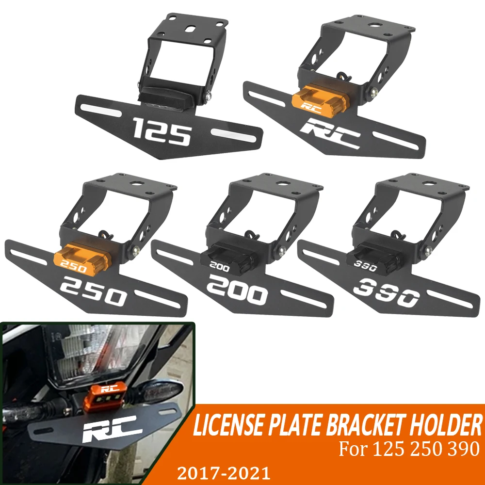 

Rear License Plate Tail Frame Holder For DUKE 125 200 250 390 RC Duke 2017~2023 2022 2021 2020 Bracket With LED Light Motorcycle