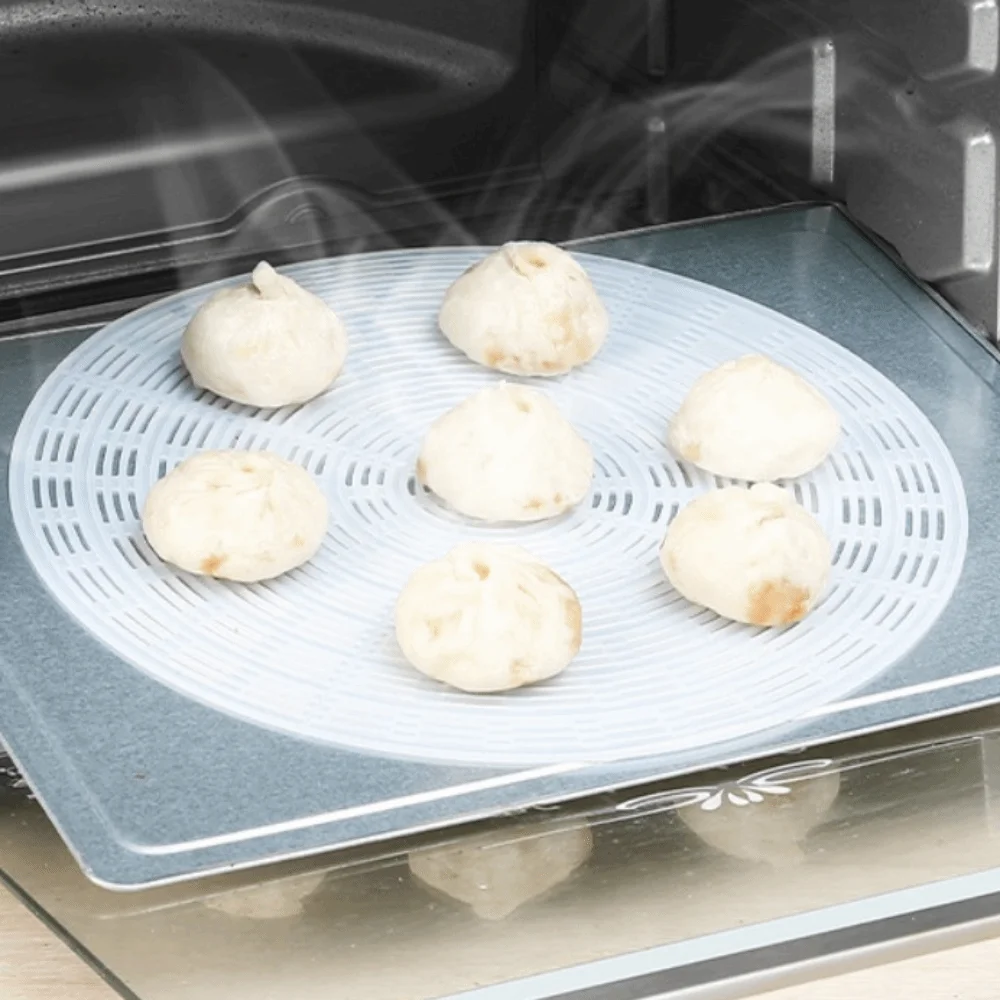 Portable Non-Stick Silicone Steamer Mat Heat-resistant Reusable Dim Sum Paper Breathable Oil-resistant Steamer Liner Stuffed Bun