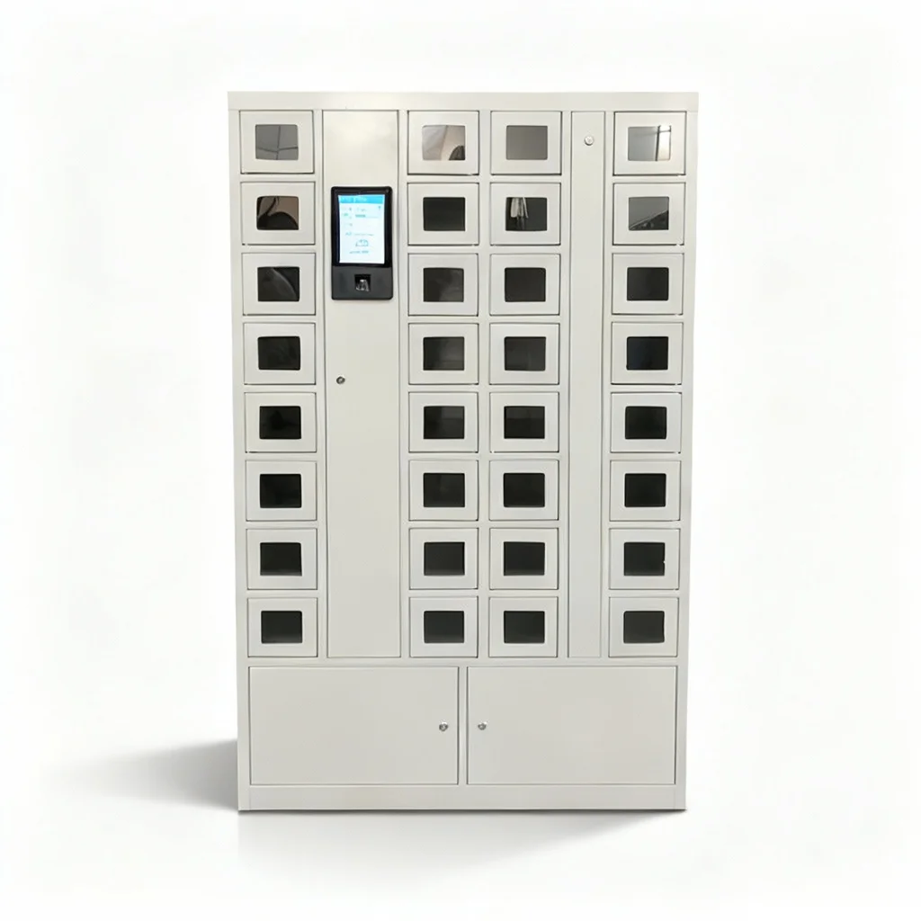 

Общественная станция для зарядки мобильных телефонов с электронным замком, подходит для зон с высокой проходимостью, аэропортов, торговых центров, офисов.