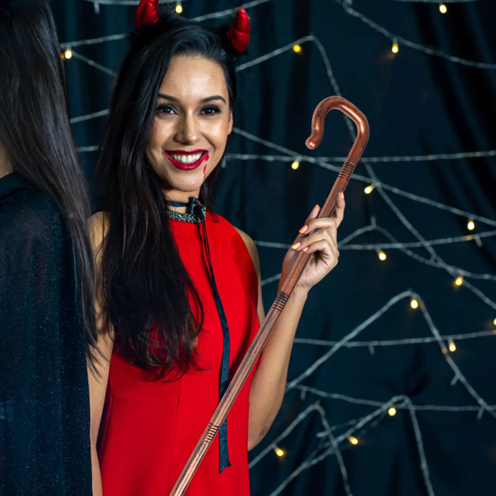 Adereço de cana de faraó, bastão de plástico para halloween, acessório de festa, tema egípcio, cosplay, feiticeiro, pastor, decoração