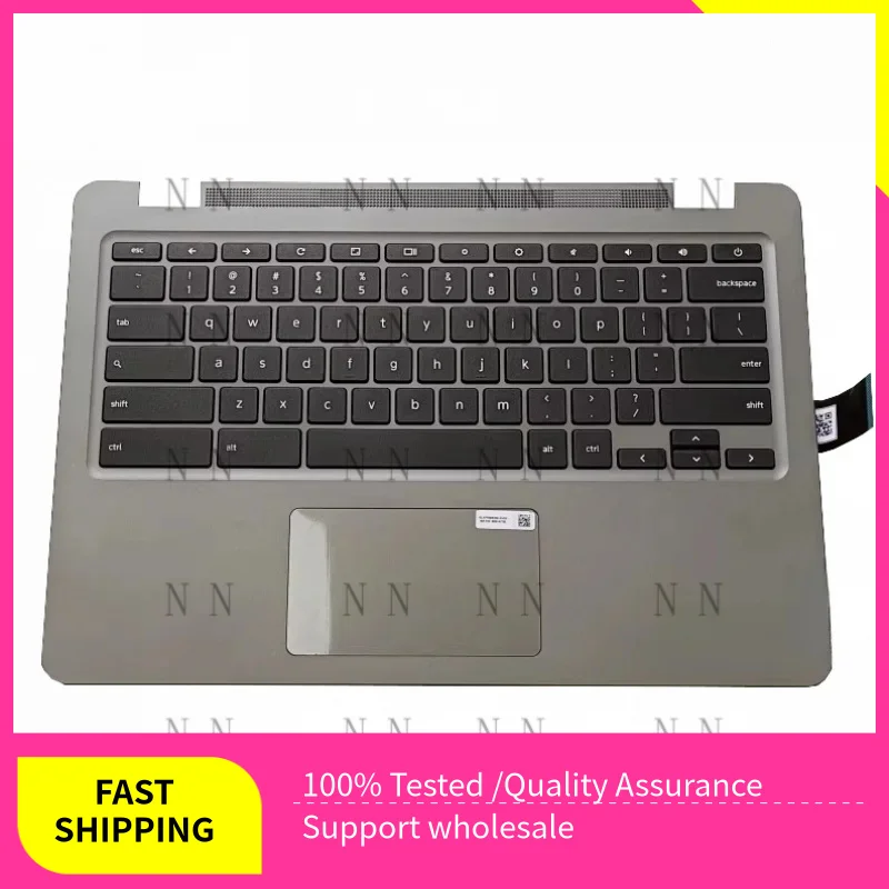 

GGT New For Lenovo Chromebook 14E Gen 2 Non Backlight Touchpad Palmrest 5M11C89153