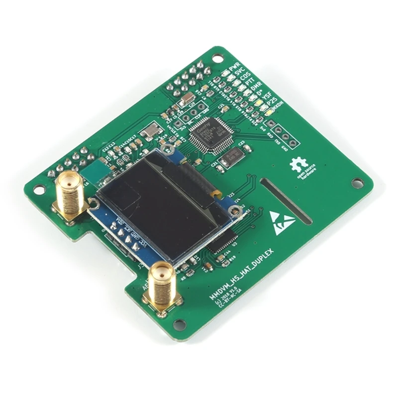 1 conjunto placa expansão duplex mmdvm hotspot placa sem versão usb firmware atualizável ampla frequência suportada