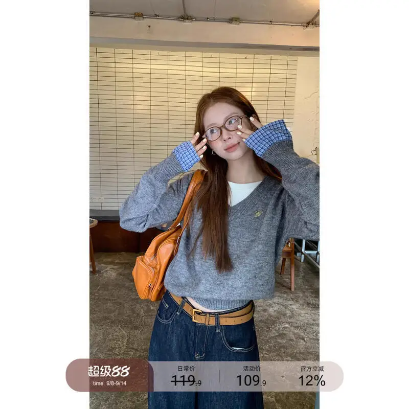 

Осень-зима модный свитер для девочек кардиган нежный темперамент трикотаж ленивые топы сохраняют тепло внутренняя одежда женская одежда оптом