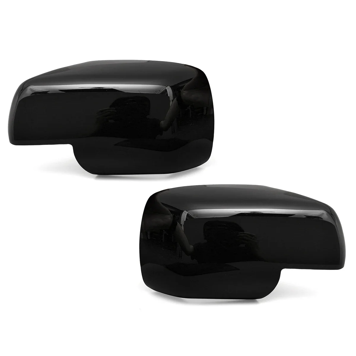 Pair Car Side Door Rearview Mirror Cover Cap For Land Rover Sport	Discovery 3 Freelander 2 2004-2009 Mirror Shell Housing Cap