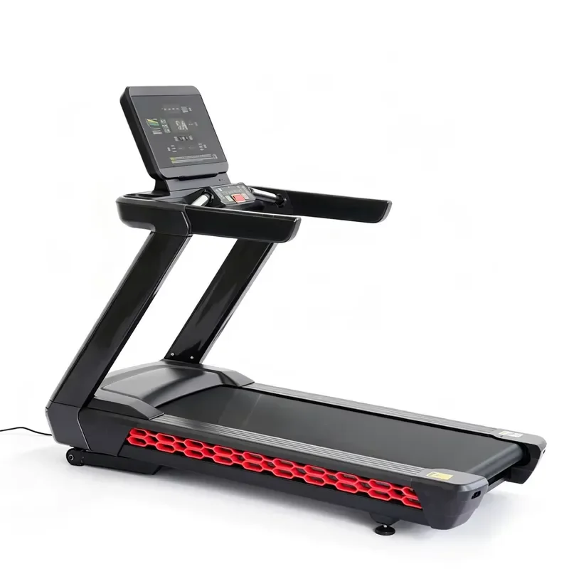 Commercial Portable Electric Treadmill with Adjustable Speed Heart Rate Monitor and LED Display for Home Gym Fitness Exercise