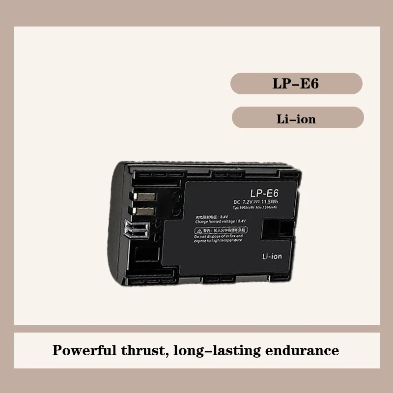For Lp E6 Battery C…