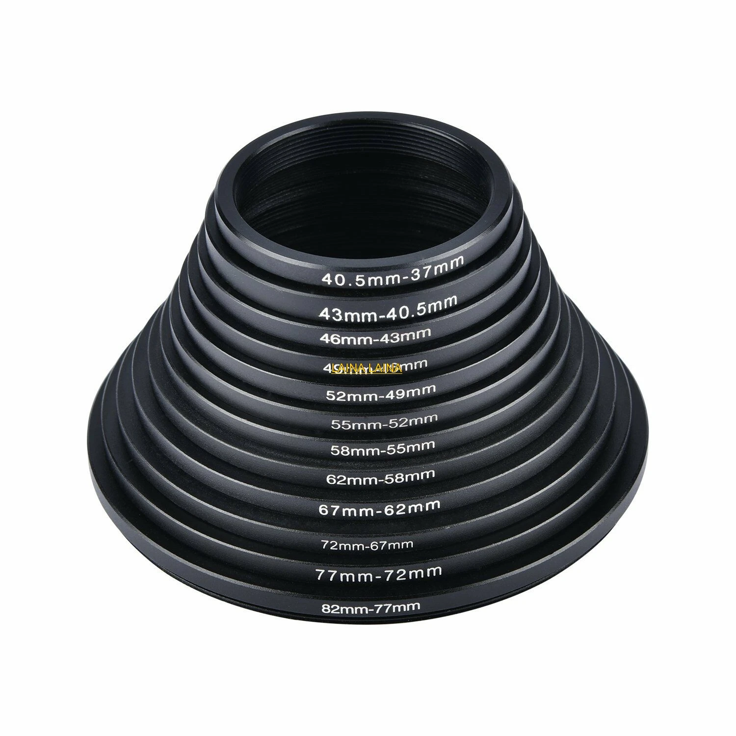 37mm to 55mm Step Up Ring DSLR Camera Lens Adapter Ring for 37mm Lens to 55mm Filter Hood Cap