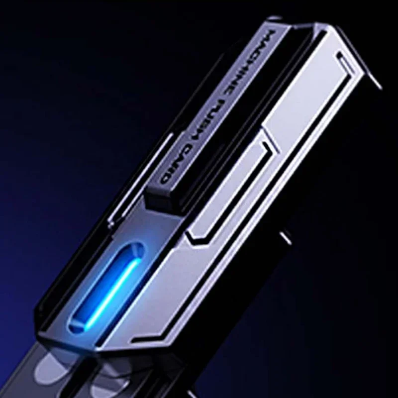 Fidget Roller Pulse Pushing Card EDC Toy Metal Alloy Mechanical Magnetic Stress Relief Pop Coin Adults Technology Anti Anxiety