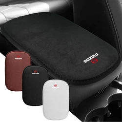 Car Armrest Box Pad Suede Central Console Armrest Box Protection Cover For Mazda 2 3 6 Demio CX-5 CX-3 CX7 CX-9 MX5 CX-30 series