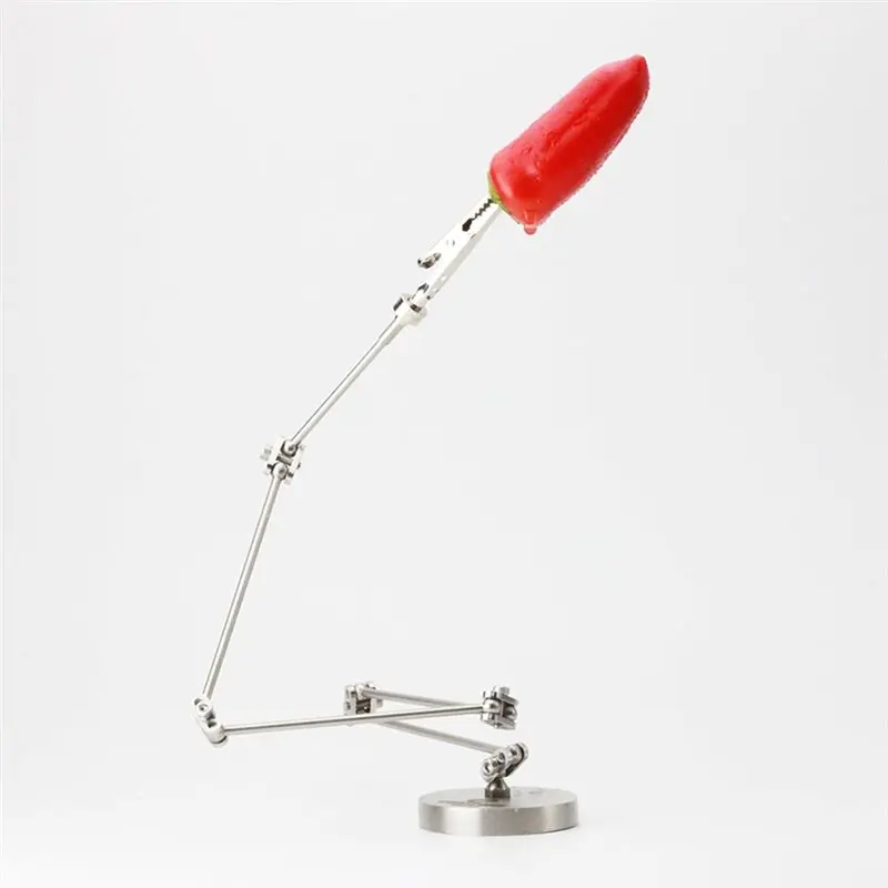 B84B Stop Motion Animation Stand - Stainless Steel Base, Adjustable Ball Joint , Clip-Style Prop Holder for Photography