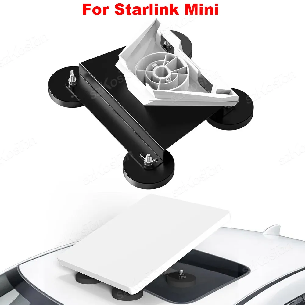 

Для Starlink Mini Магнитный автомобильный кронштейн на крышу для StarLink Mini Открытый монтажный комплект для фургонов, фургонов, лодок, яхт, грузовиков