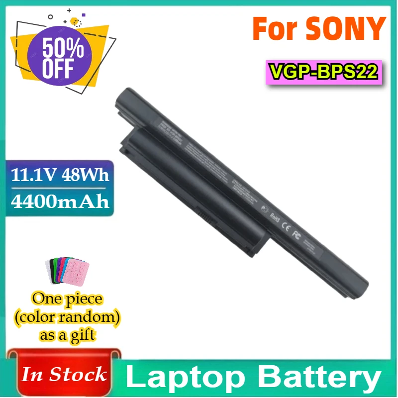 VGP-BPS22 Laptop Battery for SONY VAIO VGP-BPS22A VPC-EA1 EA18 EA16 EA31 PCG-71212t 71211T 61211T 61212T