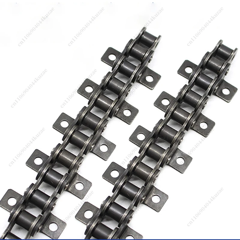 1PC 1.5m 06B Short Pitch Precision Roller Chain, Single/Double Bend Industrial Drive Chain