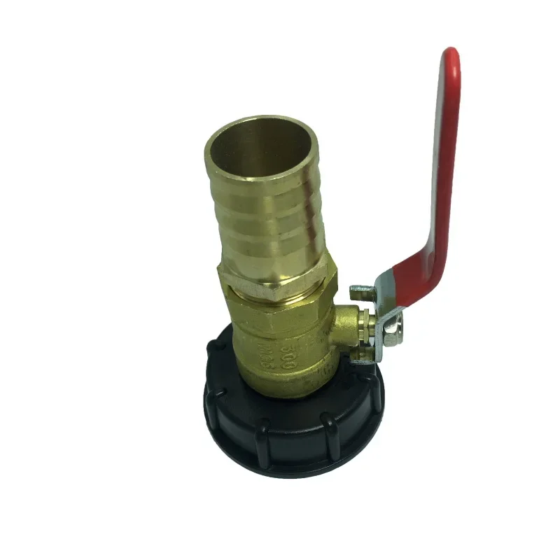 IBC Tank Valve Fitting S60*6 Chemical 1000L Tank Outlet Tap Thread Connector IBC Ton Drum Joint Ton Barrel Brass Faucet