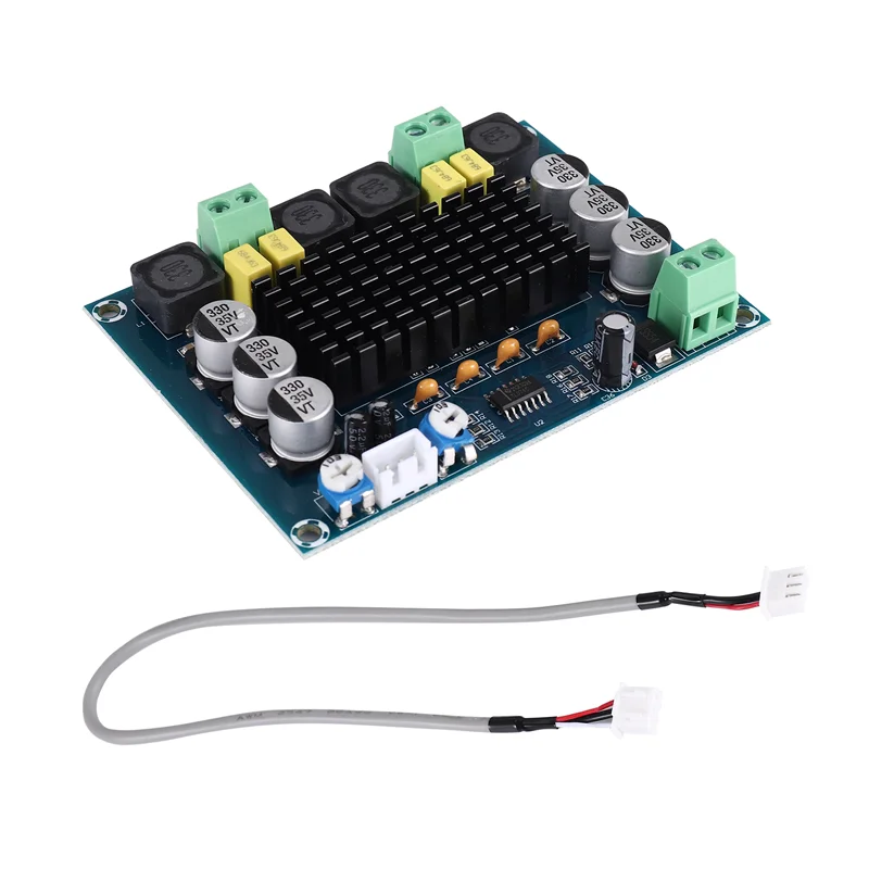 

FULL-TPA3116D2 Dual-Channel Stereo High Power Digital Audio Power Amplifier Board 2X120W XH-M543
