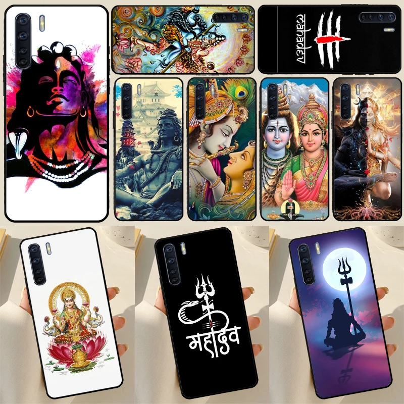 Lord Shiva Hindu God Case For OPPO A17 A57 A77 A16 A76 A96 A52 A72 A15 A5 A9 A31 A53 S A54 A74 A94 A93 A78 Cover