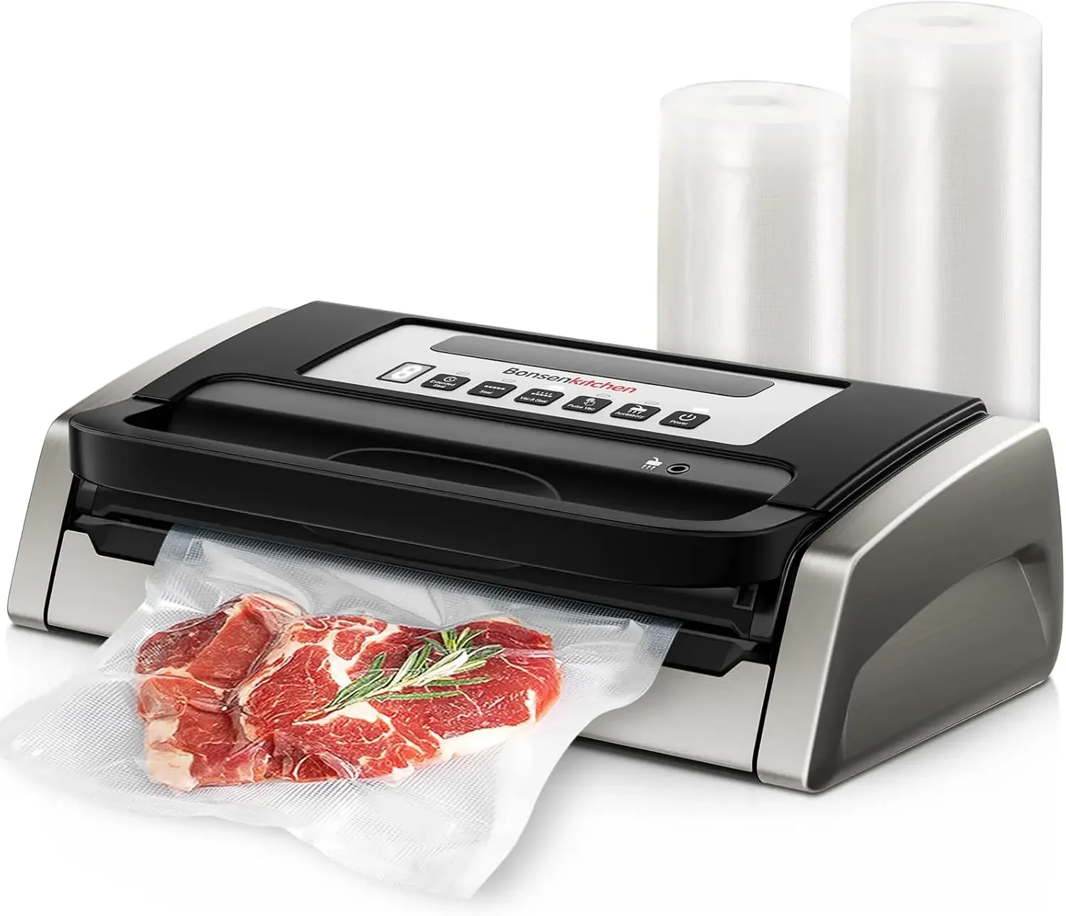 Vacuum Sealer Machine, Globefish Technology for Perfect Vacuum Sealing, Powerful Low-Noise Food Vacuum Sealer with Easy Handle