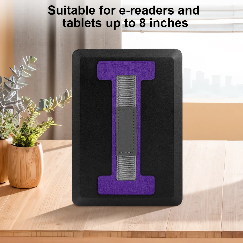 Soporte de correa de agarre para tableta, soporte de mano Universal antideslizante para dedo, soporte de mano para tableta Kindle de 6-8 pulgadas