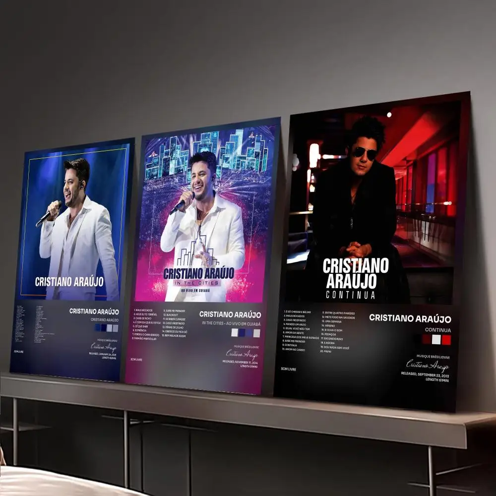 Singer C-Cristiano Araujo Poster Home Wall Decoration Artwork for Bedroom Office Living Room Interior Display