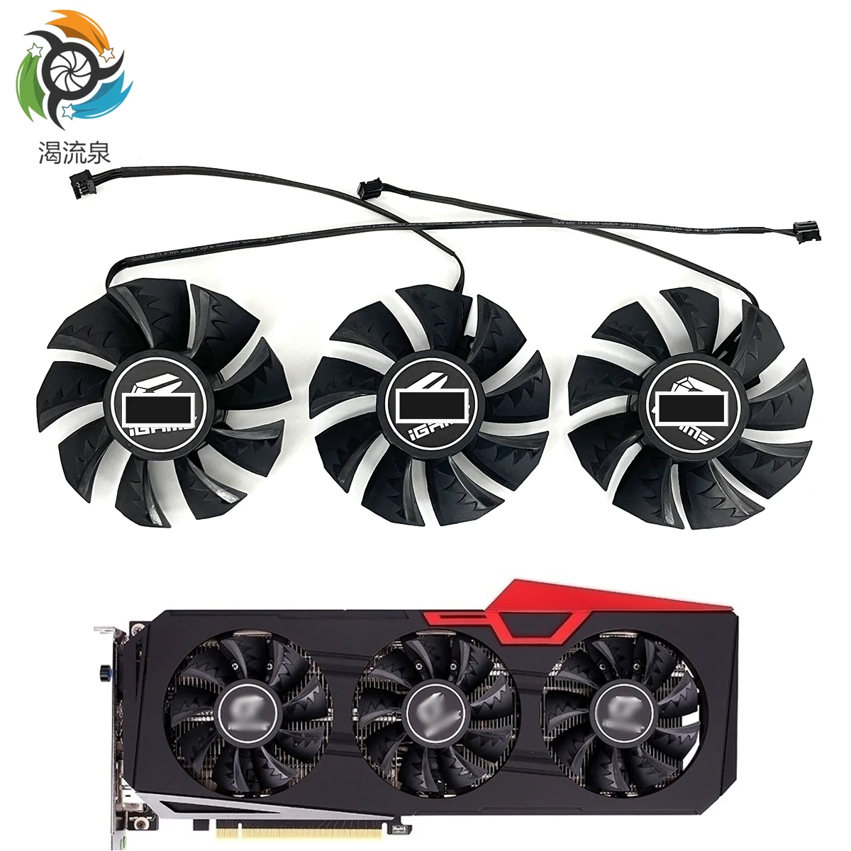 

New 75mm 4p Gpu Cooling Fan For Colorful iGame GeForce RTX 2060 Super RTX 2070 Super Ultra OC V2 V3 Graphics Card Cooler Fan