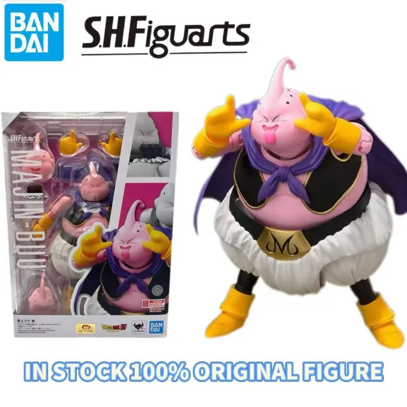 

In stock 100% Original BANDAI S.H.Figuarts Majin Buu Good Action Figure Toys Anime Dragon Ball Z Movable Joint PVC Model