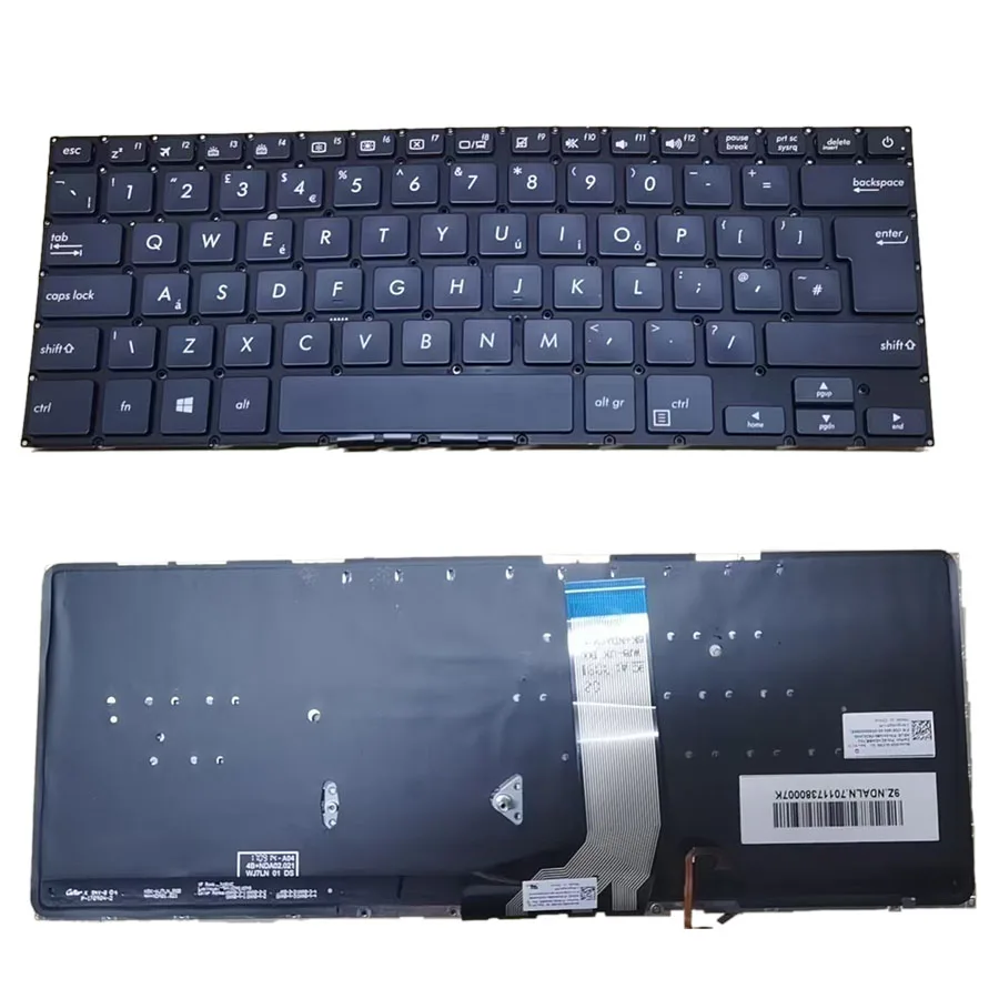 

New For ASUS S410 S410U S410UN S4000V S4100V X411 X411SC X411UV X411UQ X411UA X411UN X411UF Laptop Keyboard Backlit UK black