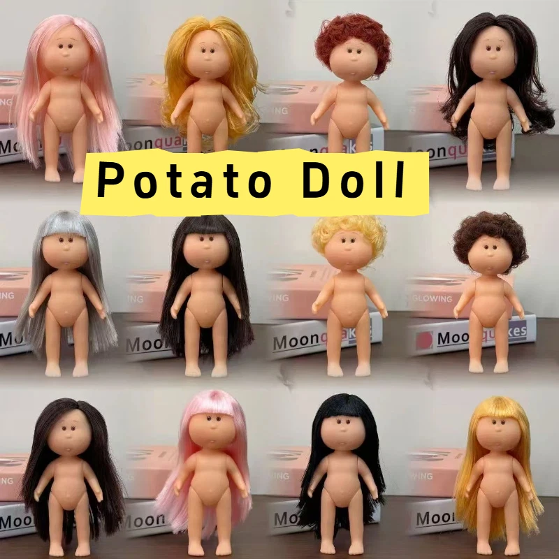 24cm Spanish Mini Doll Diy Dress Up Doll Blank Body Doll Toys Small Potato Doll Cute For Home Decoration Gifts 2026 New