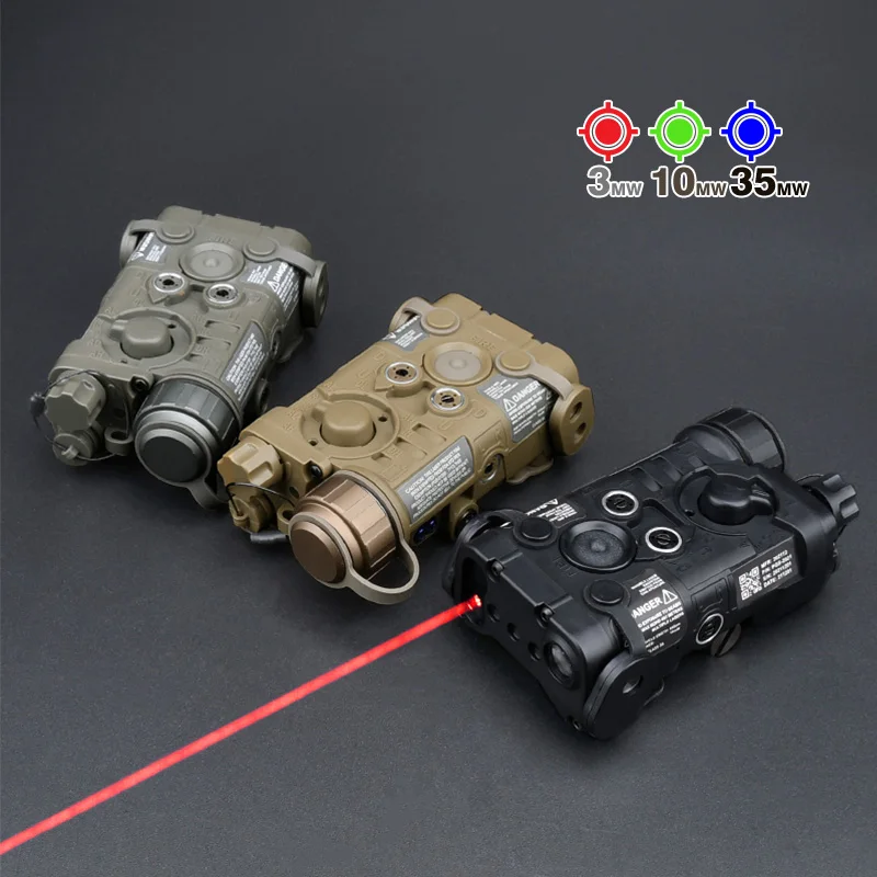 WADSN Tactical Nylon plastic NGAL Full Functionality Red Green Dot Sight Laser Flashlight Scout Light For 20mm Picatinny Rail