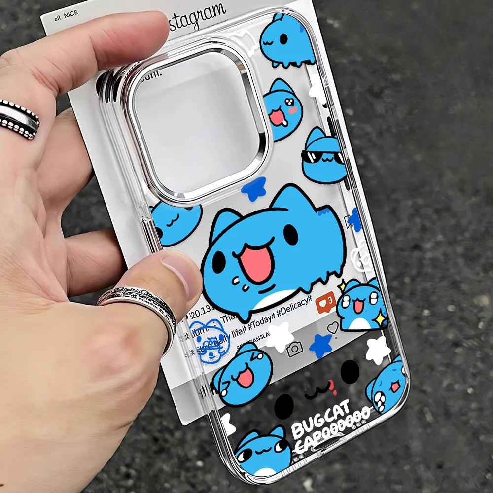 Новый чехол для телефона Cute Bugcat Capoo для Samsung Galaxy A73 A16 A06 A35 A55 A25 A05S A15 A56 A54 A36 A34 A24 A26 4G 5G Soft Cover