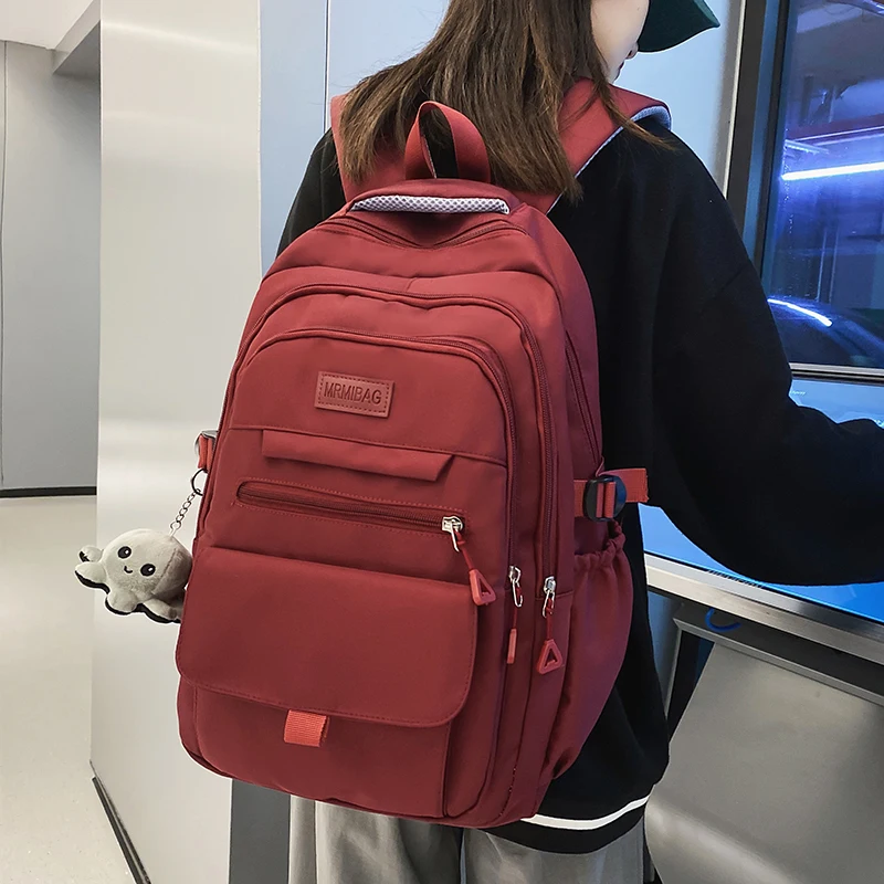 

Backpack Women Unisex Travel Backpack Multi Pocket College Student Schoolbag For Teenage Girl Men Book Large Capacity Knapsack
