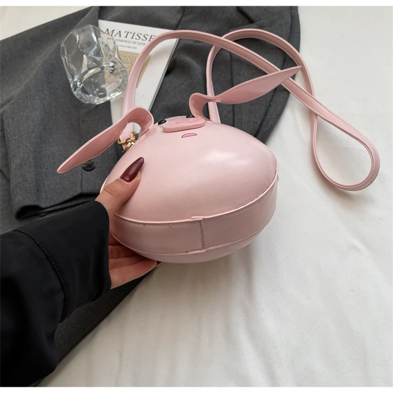 Anime Bags NeZha Taiyi Zhenren Pink Pig Crossbody Bag Women Grils Cute Cartoon Single shoulder Bags Wallets Cellphone Handbags 5