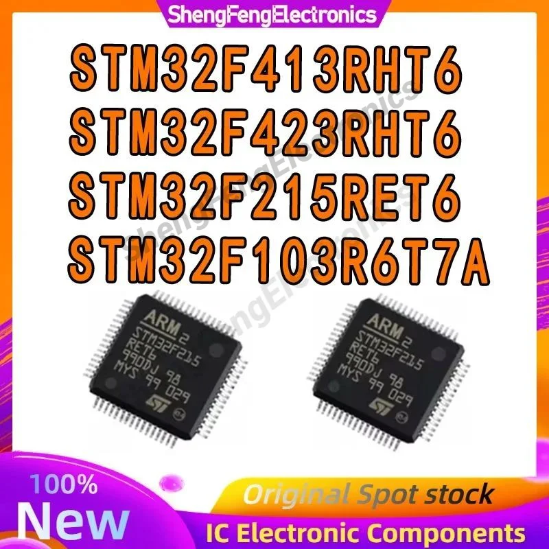 

STM32F103R6T7A STM32F215RET6 STM32F413RHT6 STM32F423RHT6 STM32F103R6 STM32F215RE STM32F413RH STM32F423RH STM IC MCU Чип LQFP64