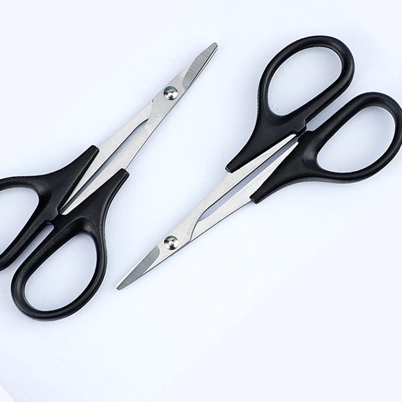 Stainless Steel Curved Scissors for RC Model Car Aeroplane Vehicle Boat Body Shell  Craft Tools