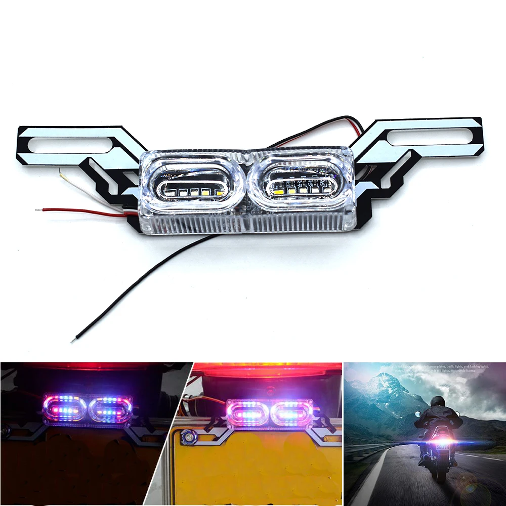 

Motorcycle strobe tail light LED brake light 12V voltage rear tail light For KAWASAKI Z300 Z650 Z750 Z800 Z900 Z1000 ER-6F ER-6N