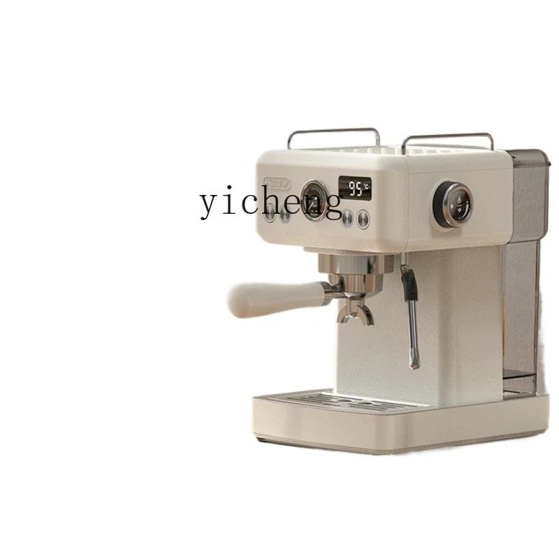 ZC Coffee Machine Semi-automatic Home Office Small Frothed Milk All-in-One Machine