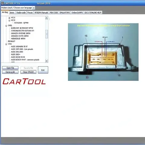 CarTool 3.6 Bilverktyg för återställning av Immo och Airbags Bilreparationsprogram Windows 7/10/11 8 best sales Windows 10-programvara - №4