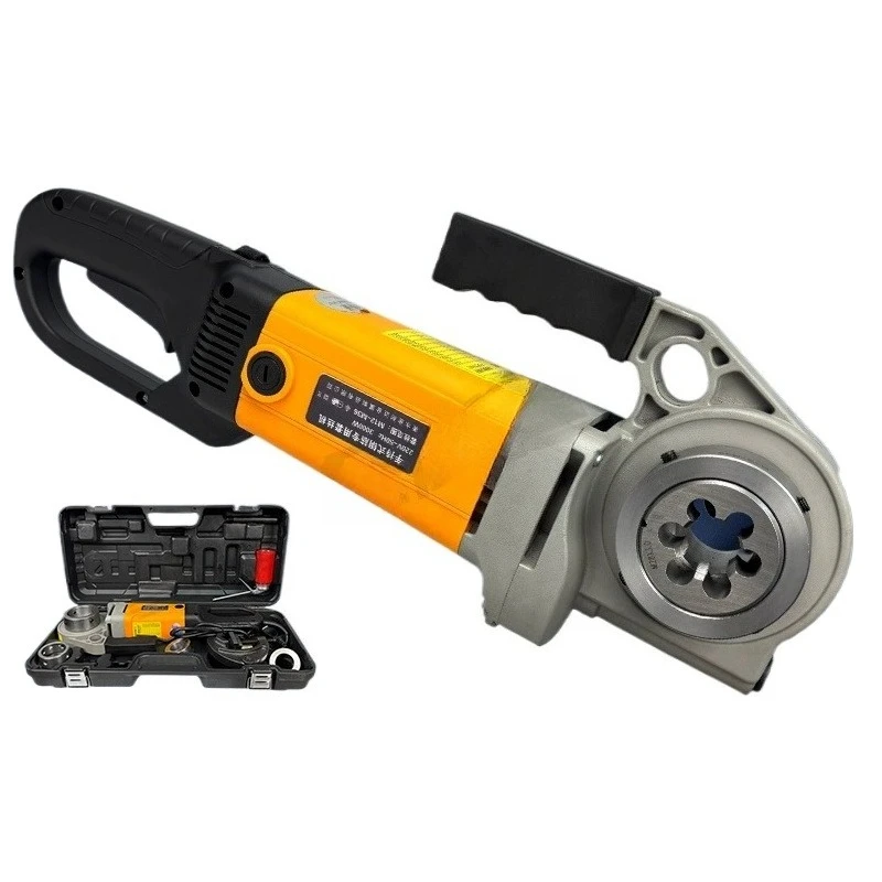 

Portable Handheld Rebar Threading Machine 16-32 Rebar Handheld Threading Machine Construction Site Special 75 Degree