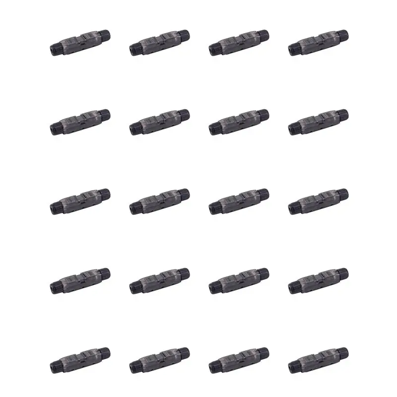 Exquisite-20X RJ45 Cat6a UTP LAN Cable Tool-Less Extension Connector Network Extender Junction Adapter Connection Box
